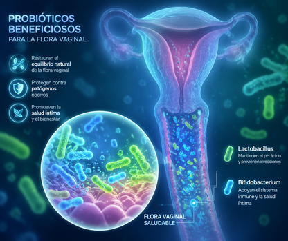 URO™ Probiótico Vaginal — Equilibrio Íntimo Natural