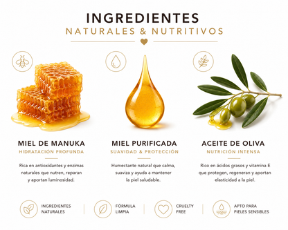 EvilGoods™  Balsamo de Ternera y Miel  — Hidratación Luxe Natural Editor de texto enriquecido