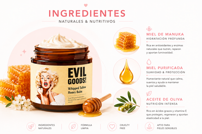 EvilGoods™  Balsamo de Ternera y Miel  — Hidratación Luxe Natural Editor de texto enriquecido