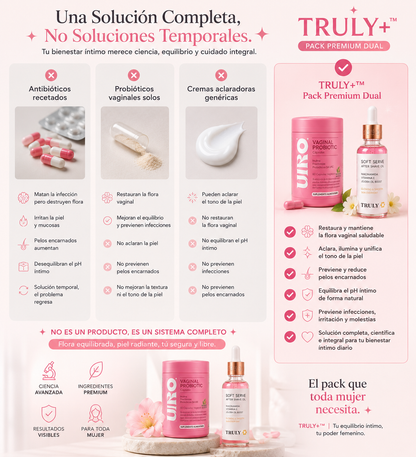 TRULY+URO™  Pack Premium Urológico + Probiótico Vaginal