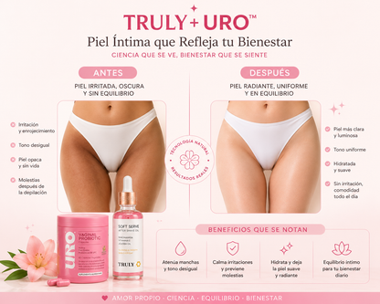 TRULY+URO™  Pack Premium Urológico + Probiótico Vaginal