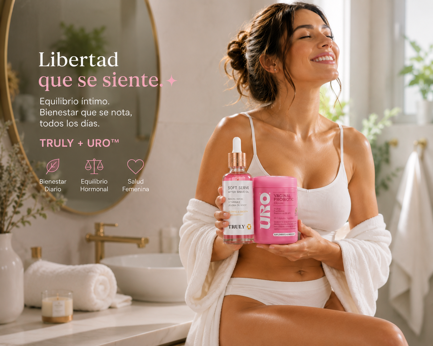 TRULY+URO™  Pack Premium Urológico + Probiótico Vaginal