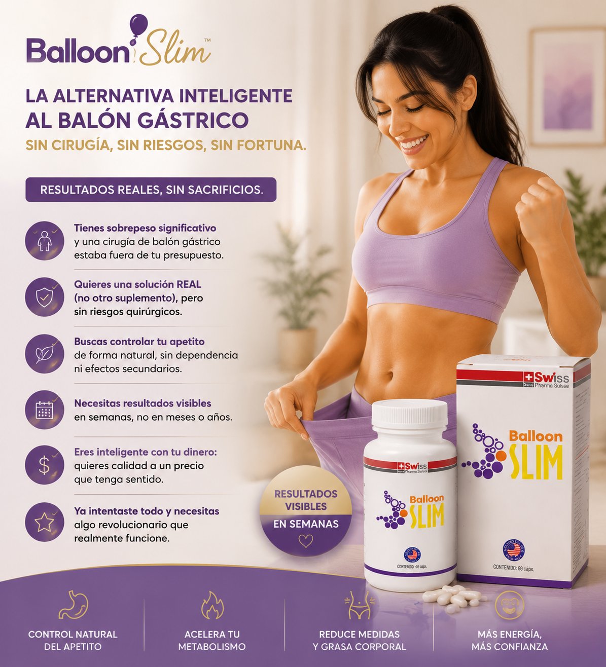 Globin™  Sistema Natural de Control de Apetito 24h