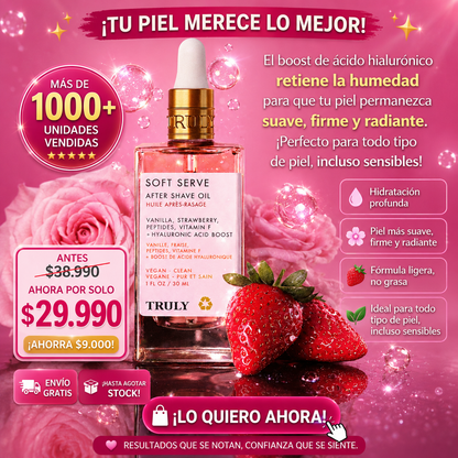 TRULY AFTER SHAVE ACEITE™  90ML