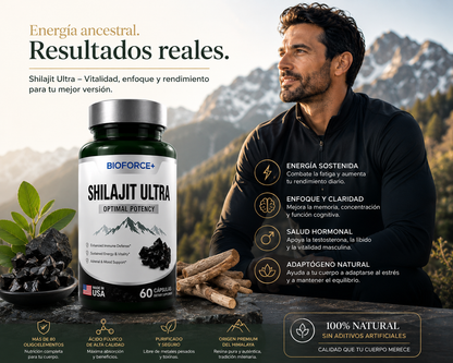 Shilajit Ultra™ — Energía & Resistencia Natural