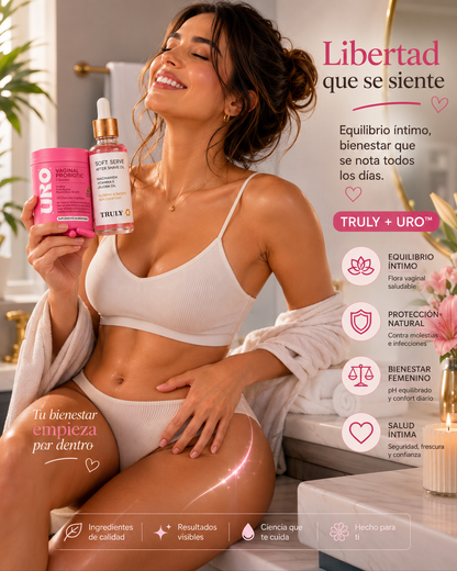 TRULY+URO™  Pack Premium Urológico + Probiótico Vaginal