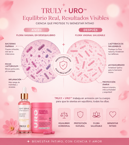 TRULY+URO™  Pack Premium Urológico + Probiótico Vaginal